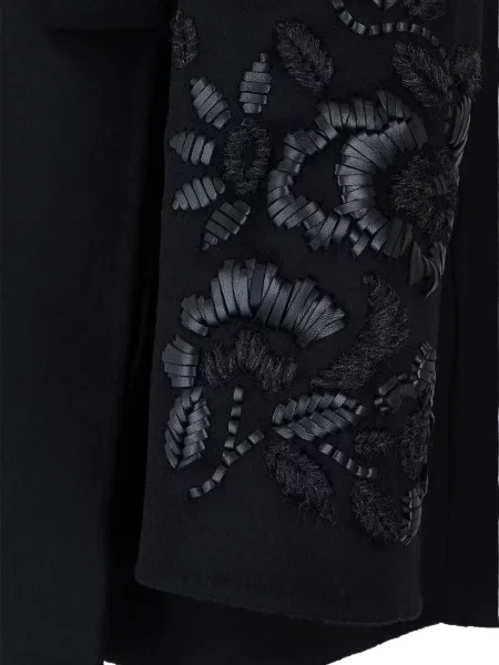 Geacă Ermanno Scervino cu model floral negru