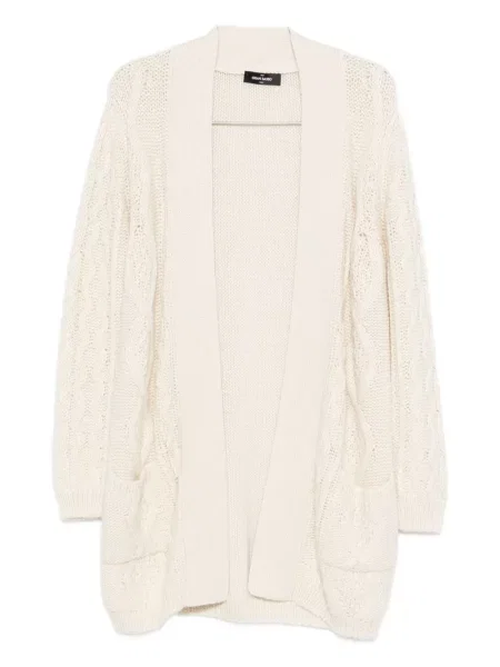 Cardigan Gran Sasso tricotate alb