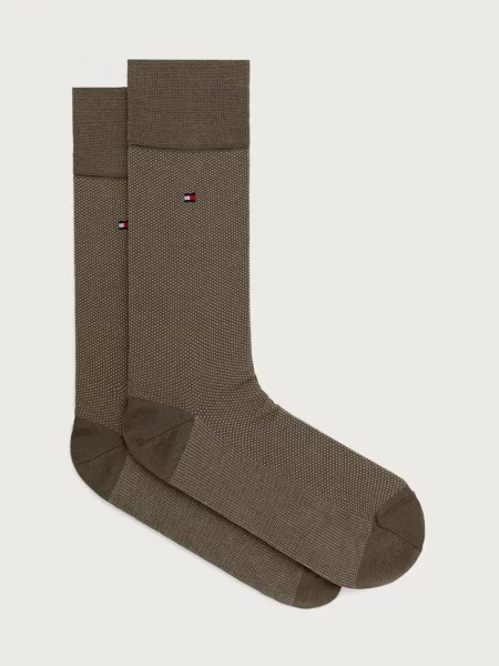 Tommy Hilfiger ponožky dámske s bavlnou zelená