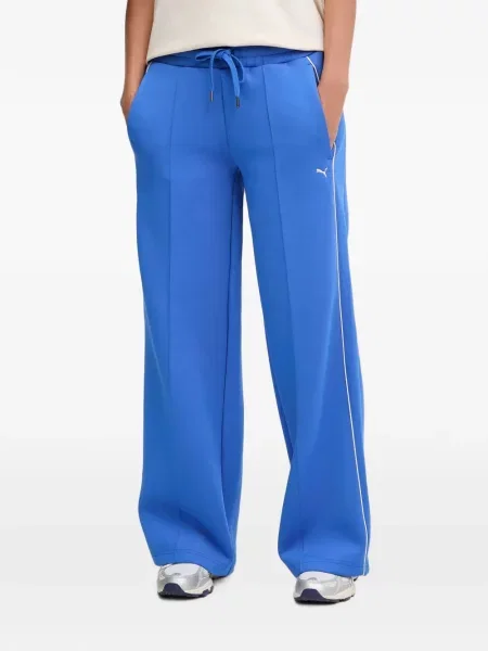 Pantaloni Puma alergare cu cordon albastru
