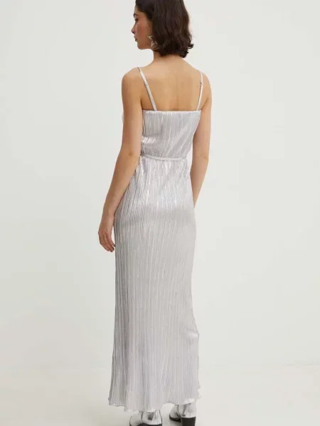 Сукня Never Fully Dressed Luna срібний maxi розкльошена