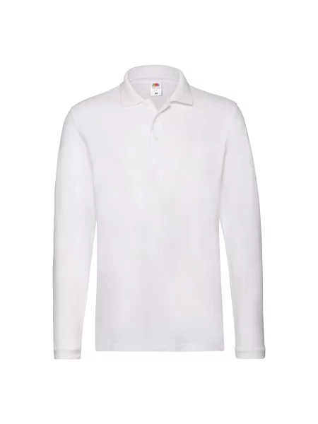 Polo Fruit Of The Loom alb