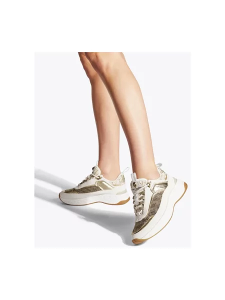 Sneakersy Kurt Geiger skórzane beżowe