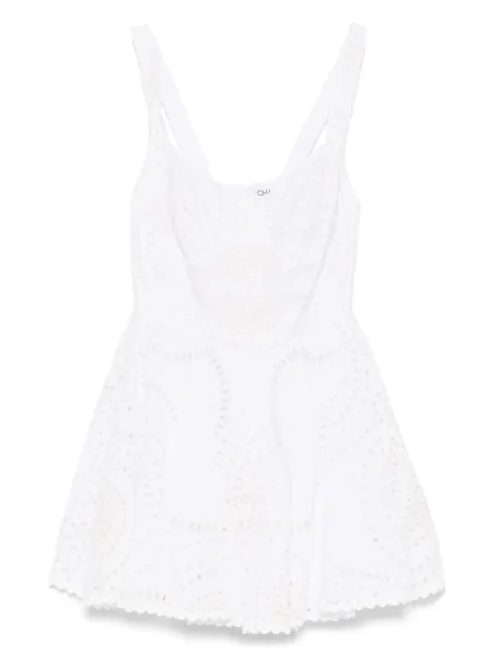 Odgovarati midi haljina Charo Ruiz Ibiza iznad koljena bijela