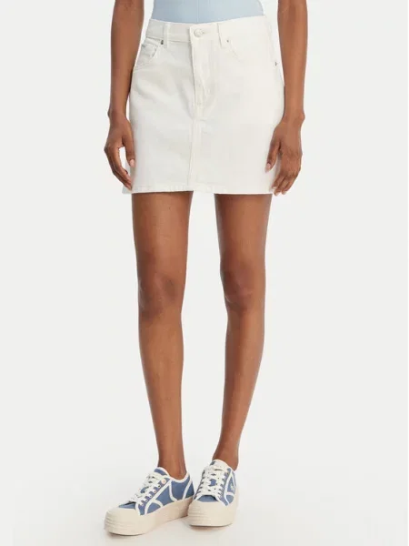 Guess Jeans Джинсова спідниця білий