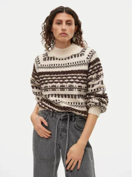 Vero Moda Golf Henya beżowy