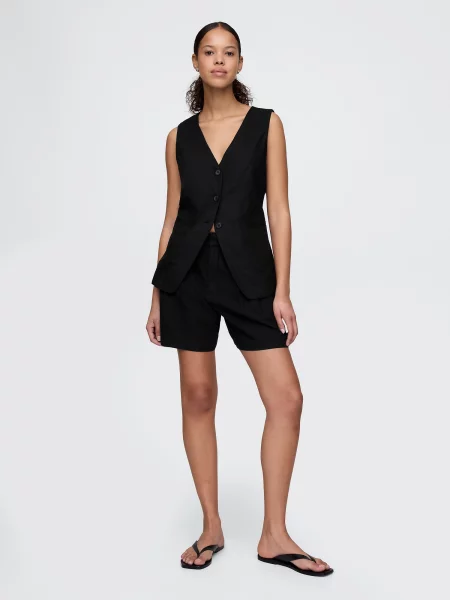 Pantaloni scurți Gap de in