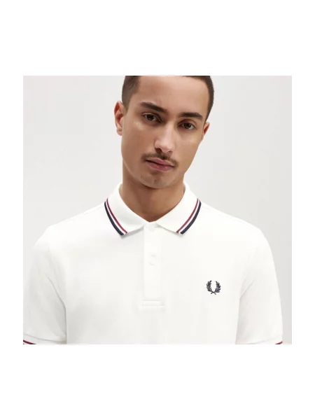 Tricou Fred Perry alb