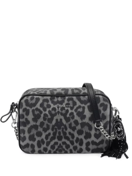Body La Carrie cu imagine cu model leopard gri