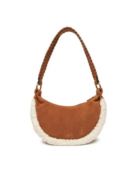 Táska Guess Amita Mini Barna bézs
