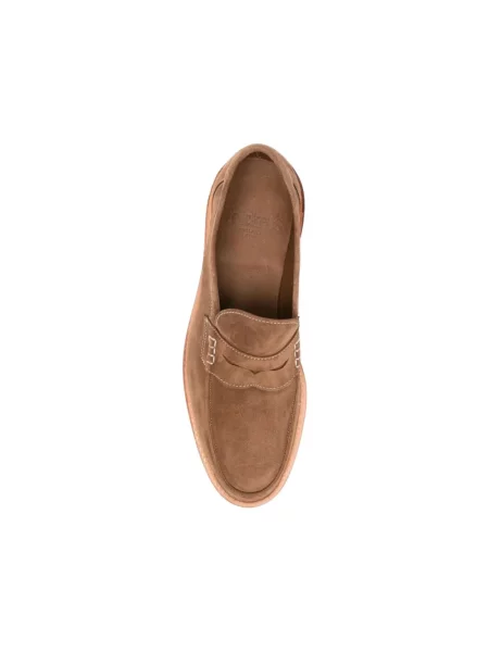 Półbuty Tricker's skórzane brązowe