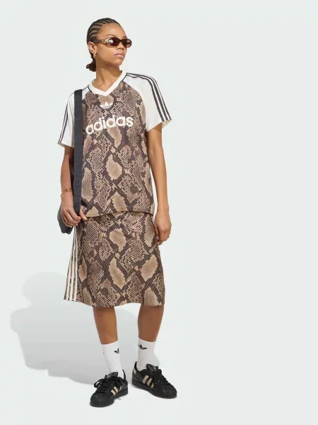 Футболка Adidas бежевая