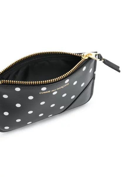 Puntíkatá peněženka Comme Des Garçons Wallet černá