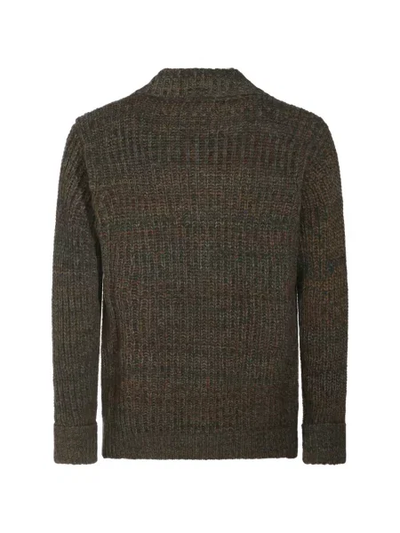 Cardigan Altea tricotate chunky verde