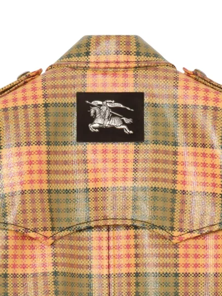 Pledas trenčas Burberry oranžinė
