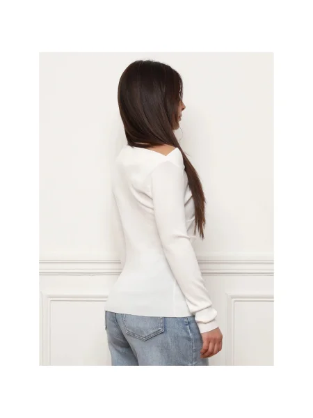 Top La Modeuse alb