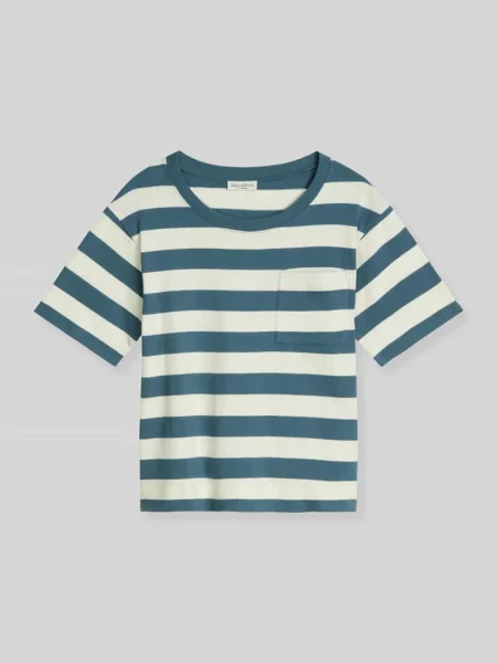 T-shirt o kroju loose fit z czystej bawełny Marc O'polo