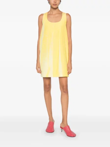Rochie Loewe fără mâneci galben