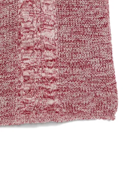 Fular Missoni tricotate roșu