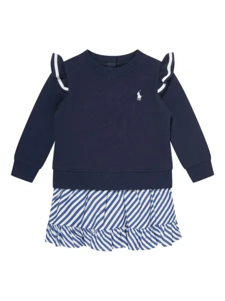 Sukienka dziecięca Polo Ralph Lauren niebieska