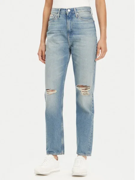 Calvin Klein Jeans Дънки Authentic Straight Fit син