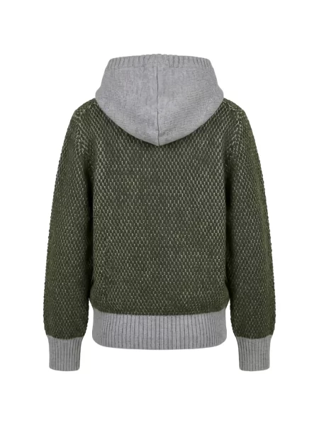 Bluza z kapturem dziecięca Jurta zielona