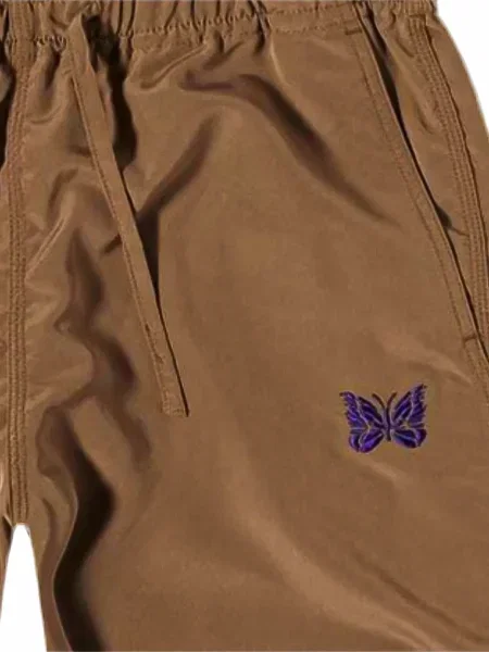 Pantaloni scurți Needles cu broderie cu cordon
