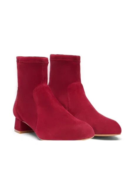 Botki Stuart Weitzman zamszowe czerwone