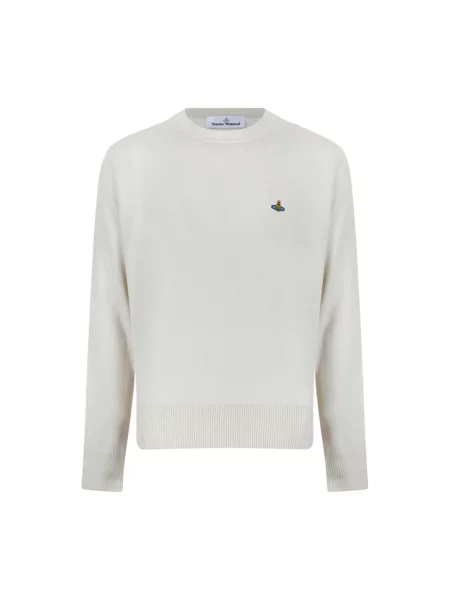 Sweter Vivienne Westwood wełniany biały