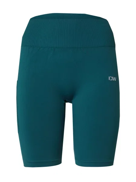 ICANIWILL Športne hlače Define Seamless smaragd