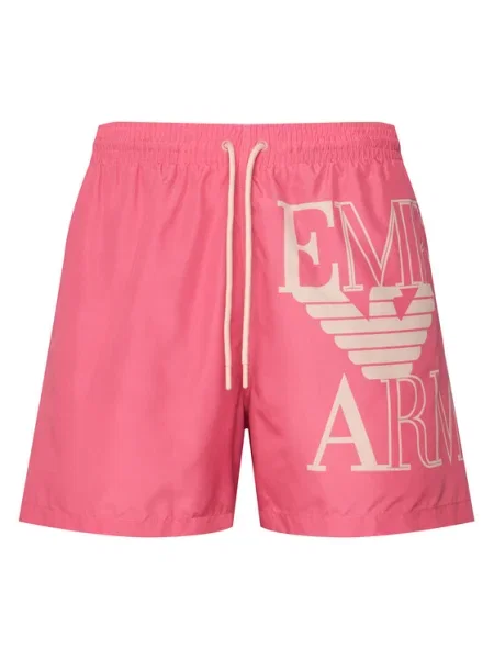 Emporio Armani Pantaloni scurți pentru înot roz