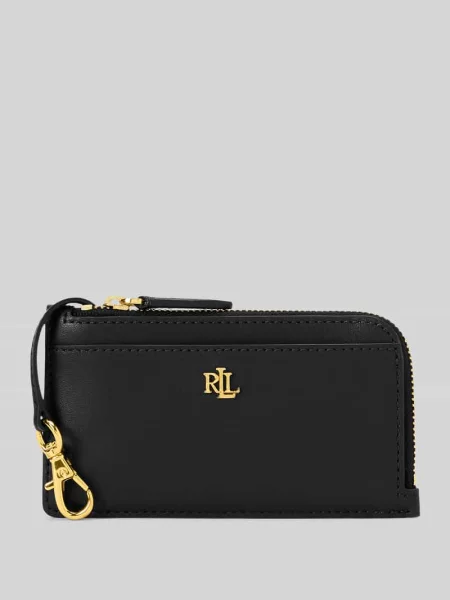 Portfel Lauren Ralph Lauren skórzany czarny