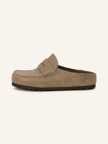 Birkenstock Mules Naples Wrapped černošedá béžové