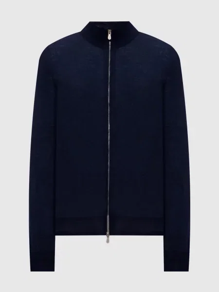 Кардиган з вовни і кашеміру кольору Brunello Cucinelli синього