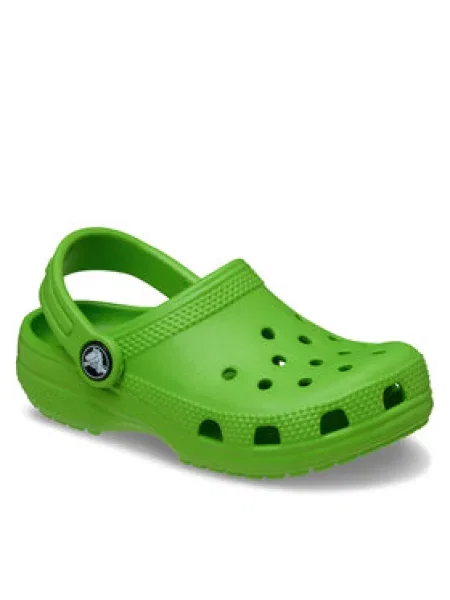 Dětské pantofle Crocs zelené