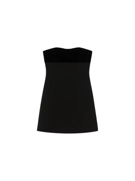 Mały sukienka mini Max Mara Studio z gorsetem czarna