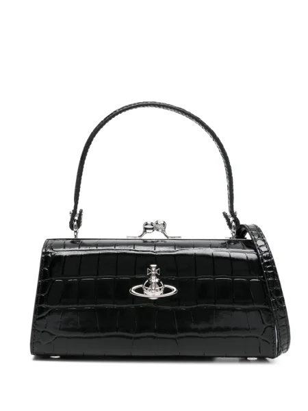 Мини чанта Vivienne Westwood с автограф черно