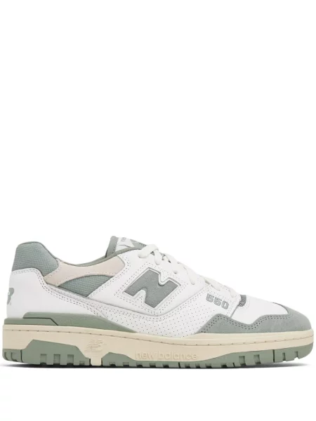 Top New Balance od brušene kože bijela