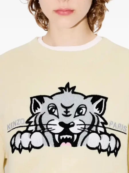 Pulover Kenzo cu dungi de tigru