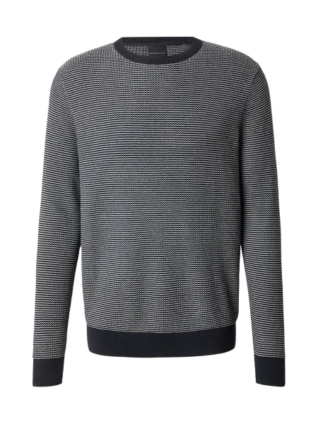 Bugatti Pulover albastru marin alb