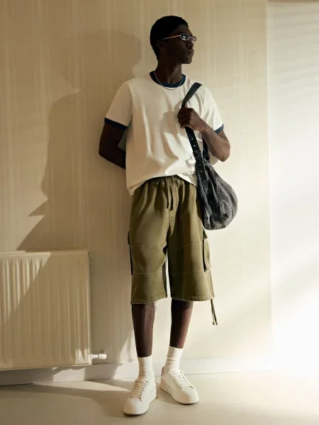 Bershka Pantaloni oliv
