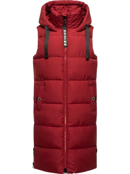 NAVAHOO Vestă Schnuffelchen sângeriu negru