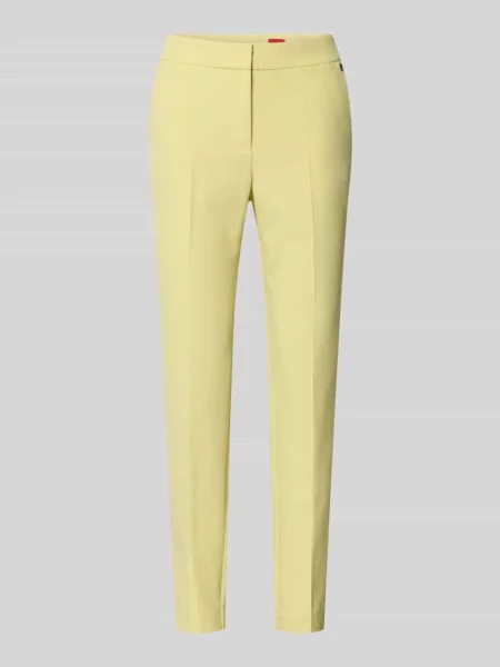 Krój slim fit Wąskie spodnie z nitami z LOGO model Hugo