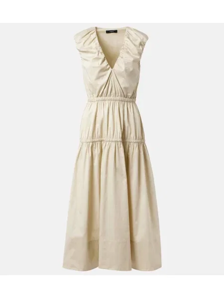 Rochie midi Joseph până la genunchi de costum bej