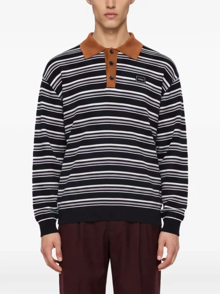 Μακρύς polo Drôle De Monsieur μπλε
