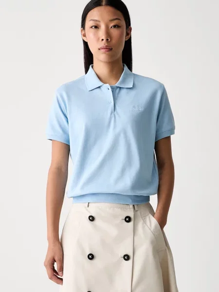 Tricou polo Adidas Originals albastru