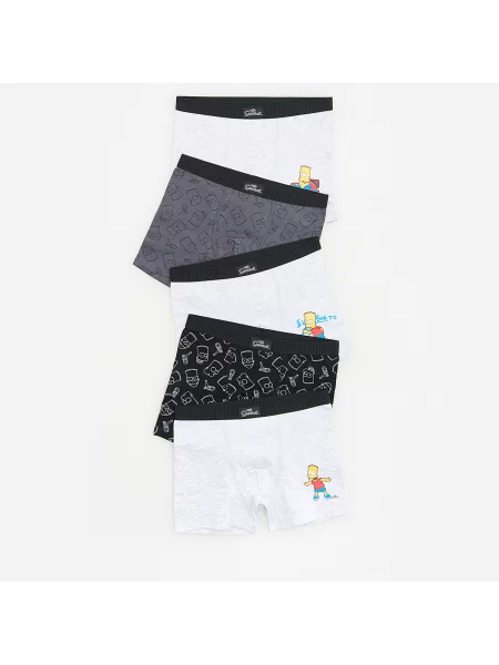 Reserved The Simpsons boxeralsók 5 csomag világos szürke