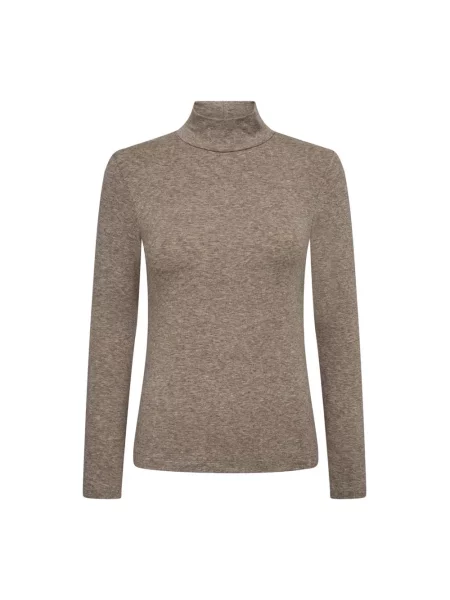 Dzianinowy sweter Haute L'amitié brązowy