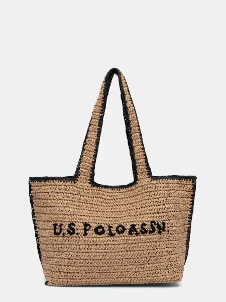 U.S. Polo Assn. torebka shopper SOMERSET beżowa