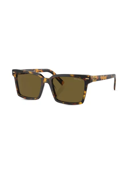 Saulės akiniai Miu Miu Eyewear ruda